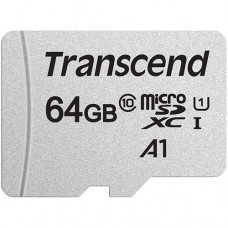 Transcend  microSDXC/SDHC TS64GUSD300S 64GB UHS-I U3A1 microSD w/o Adapter with Memory card